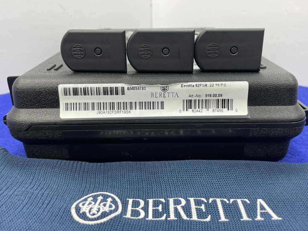 Beretta 92FSR .22LR 5.3" Blk *EXCELLENT RIMFIRE SEMI-AUTO TRAINING PISTOL*-img-3