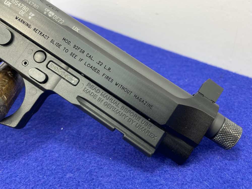 Beretta 92FSR .22LR 5.3" Blk *EXCELLENT RIMFIRE SEMI-AUTO TRAINING PISTOL*-img-21