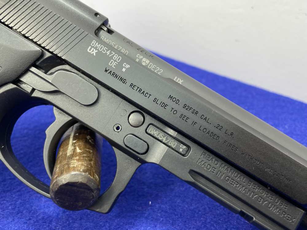 Beretta 92FSR .22LR 5.3" Blk *EXCELLENT RIMFIRE SEMI-AUTO TRAINING PISTOL*-img-20