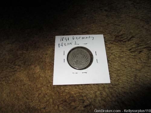  1891 German Pfenning-img-0