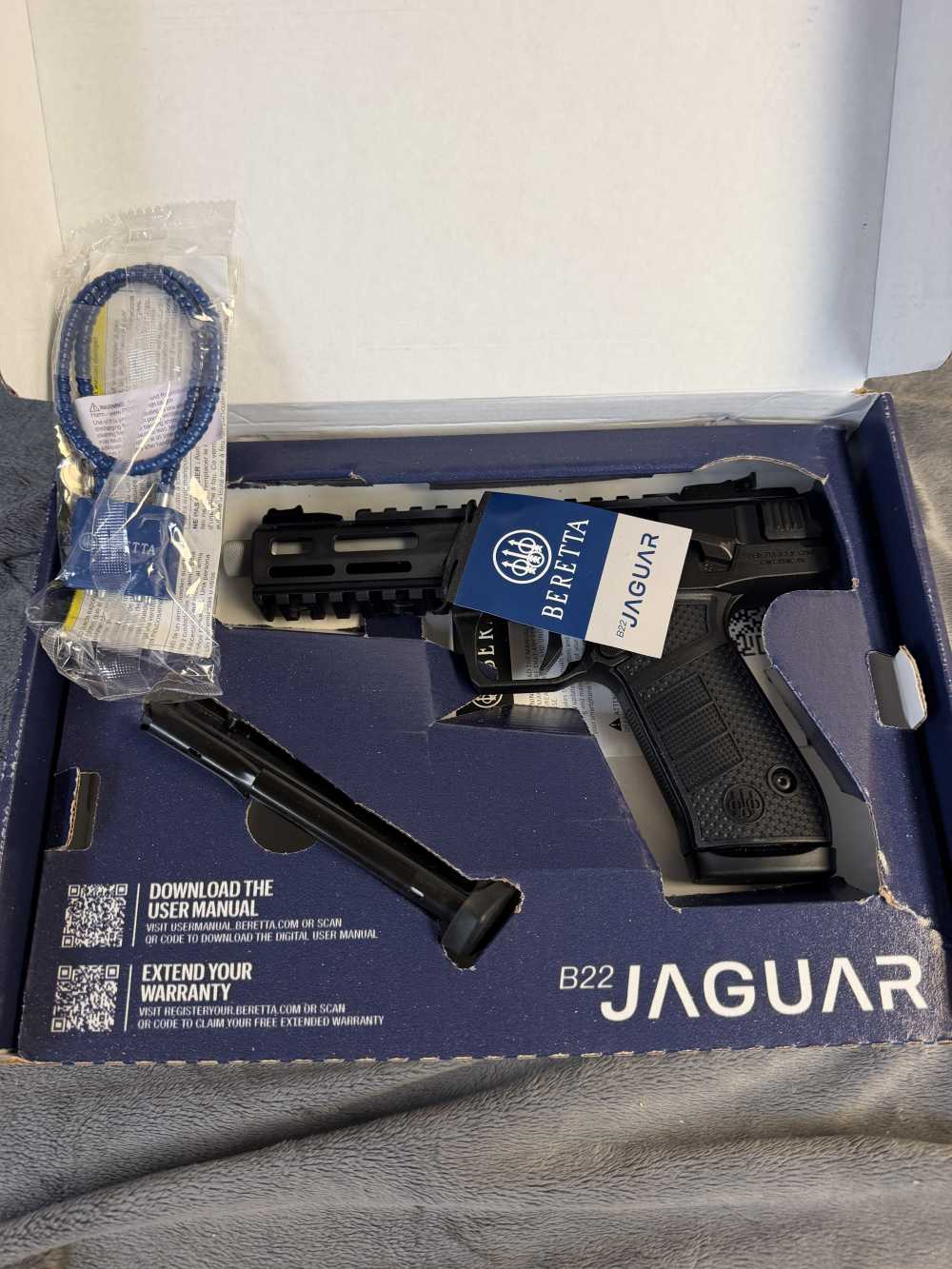 Beretta B22 Jaguar Tac Metal w/TB .22LR 5.25"  Competition Penny bid-img-1