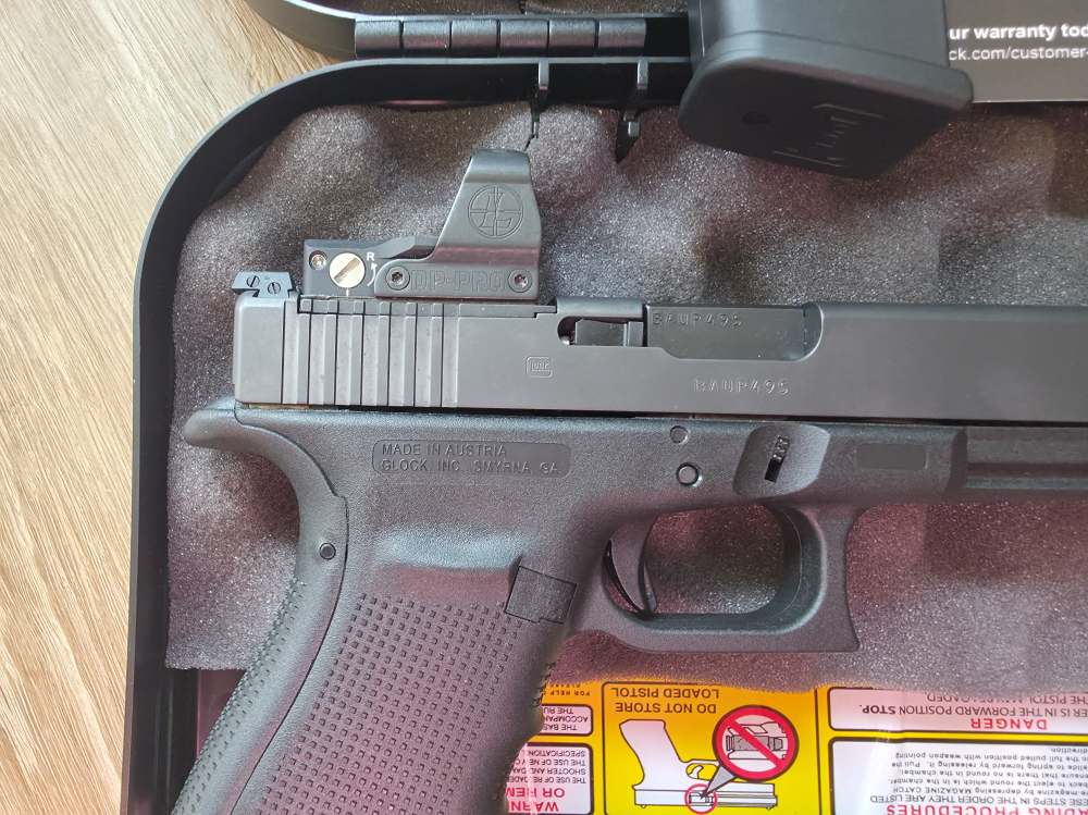 Glock 40 Gen4 MOS 10mm 6" Long Slide Leupold DeltaPoint Pro 3 Mags Case-img-9