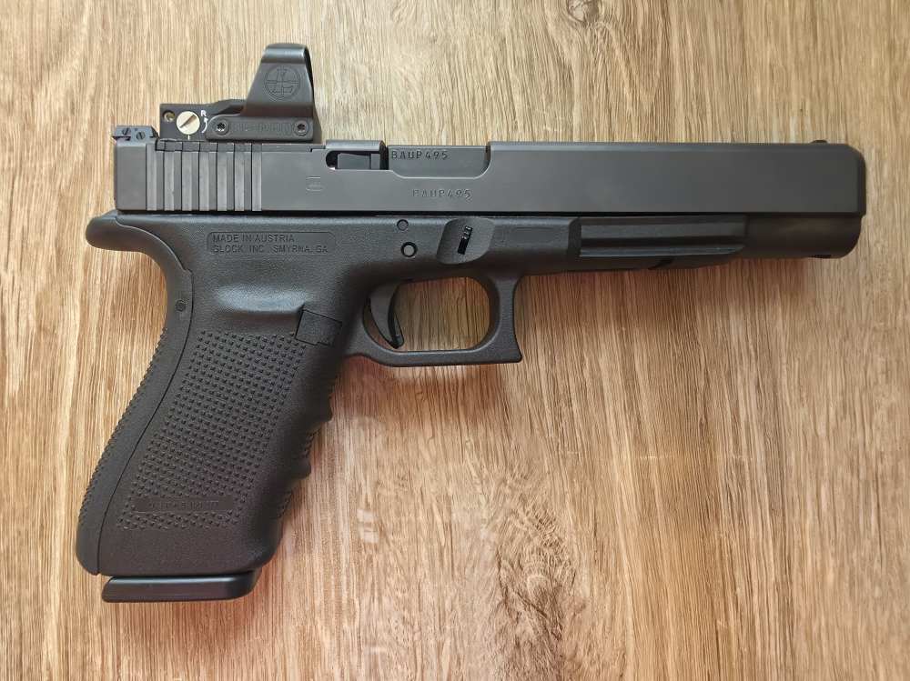 Glock 40 Gen4 MOS 10mm 6" Long Slide Leupold DeltaPoint Pro 3 Mags Case-img-1