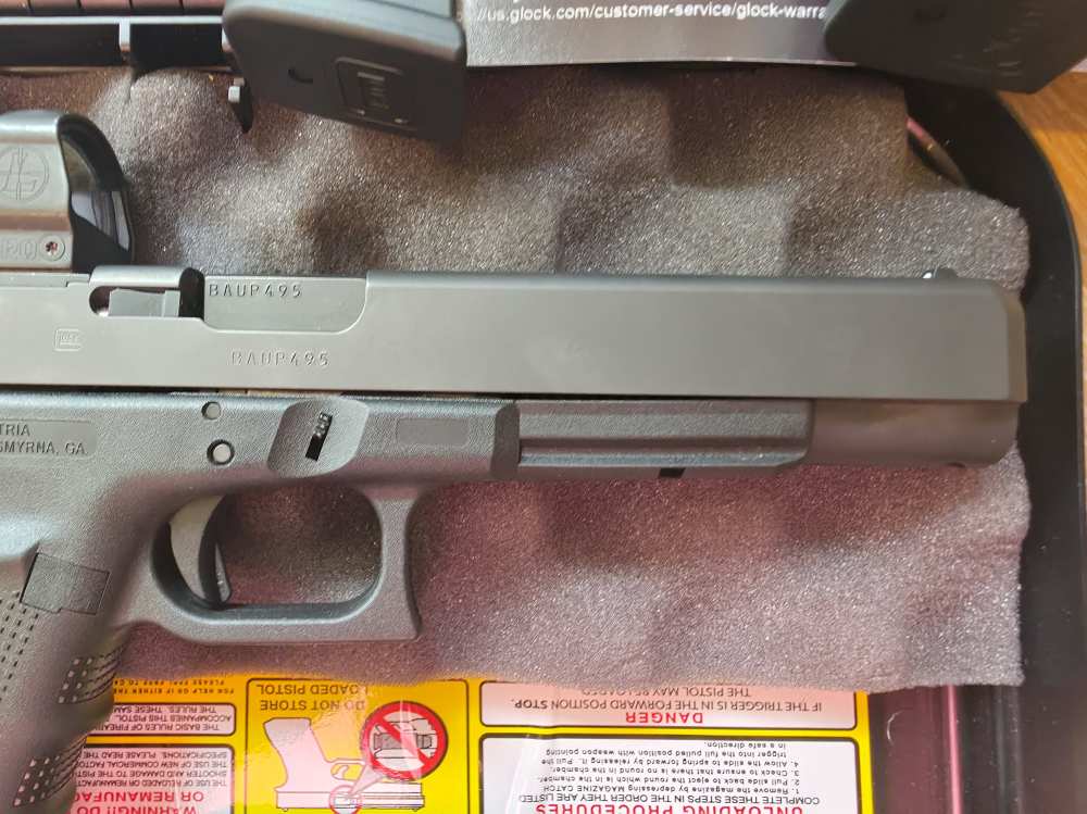 Glock 40 Gen4 MOS 10mm 6" Long Slide Leupold DeltaPoint Pro 3 Mags Case-img-10