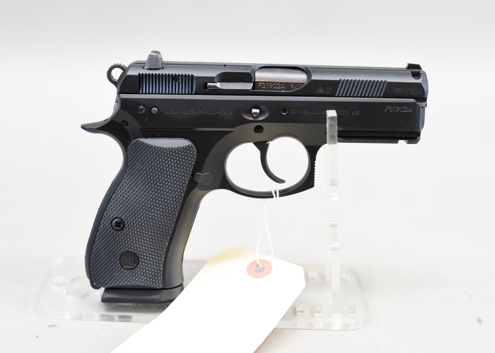 CZ 75 P-01 9mm Compact NSN 3.75" 2x15RD Matching Box Like New 91199-img-1