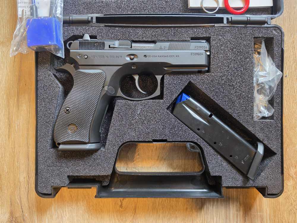CZ 75 P-01 9mm Compact NSN 3.75" 2x15RD Matching Box Like New 91199-img-3