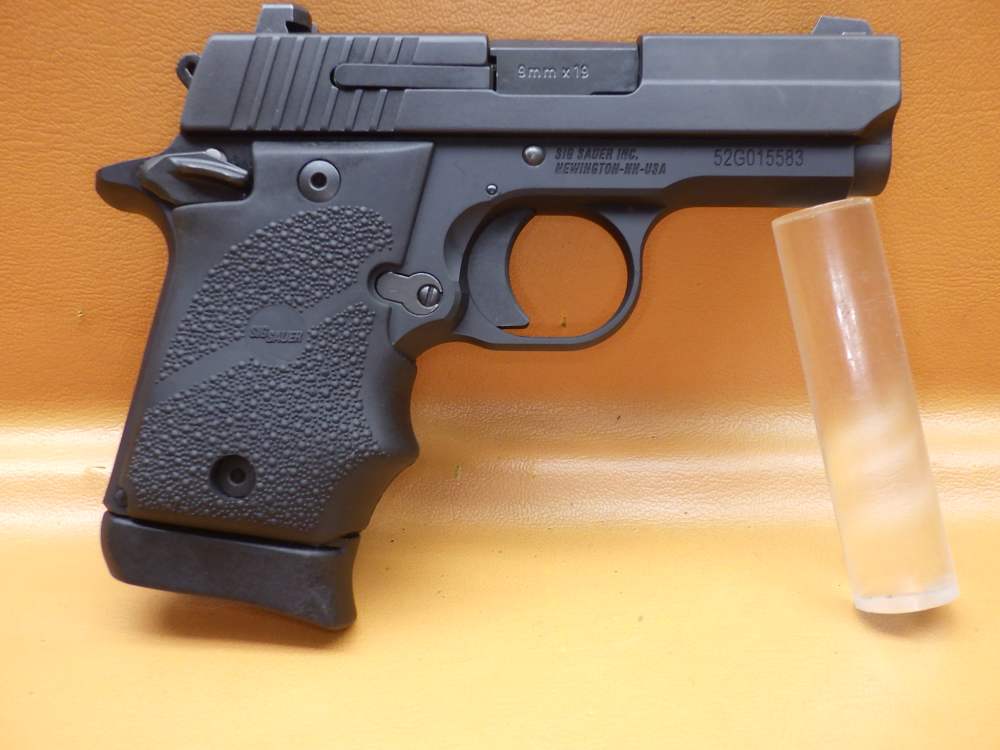 Sig Sauer P938 9mm 3" Bbl 7+1 Two Mags w/ Factory Case-img-1