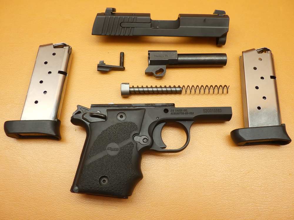 Sig Sauer P938 9mm 3" Bbl 7+1 Two Mags w/ Factory Case-img-17