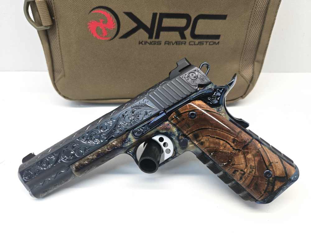 Kings River Custom Case Hardened & Engraved, 1 of 10, 45 ACP. LNIB-img-16