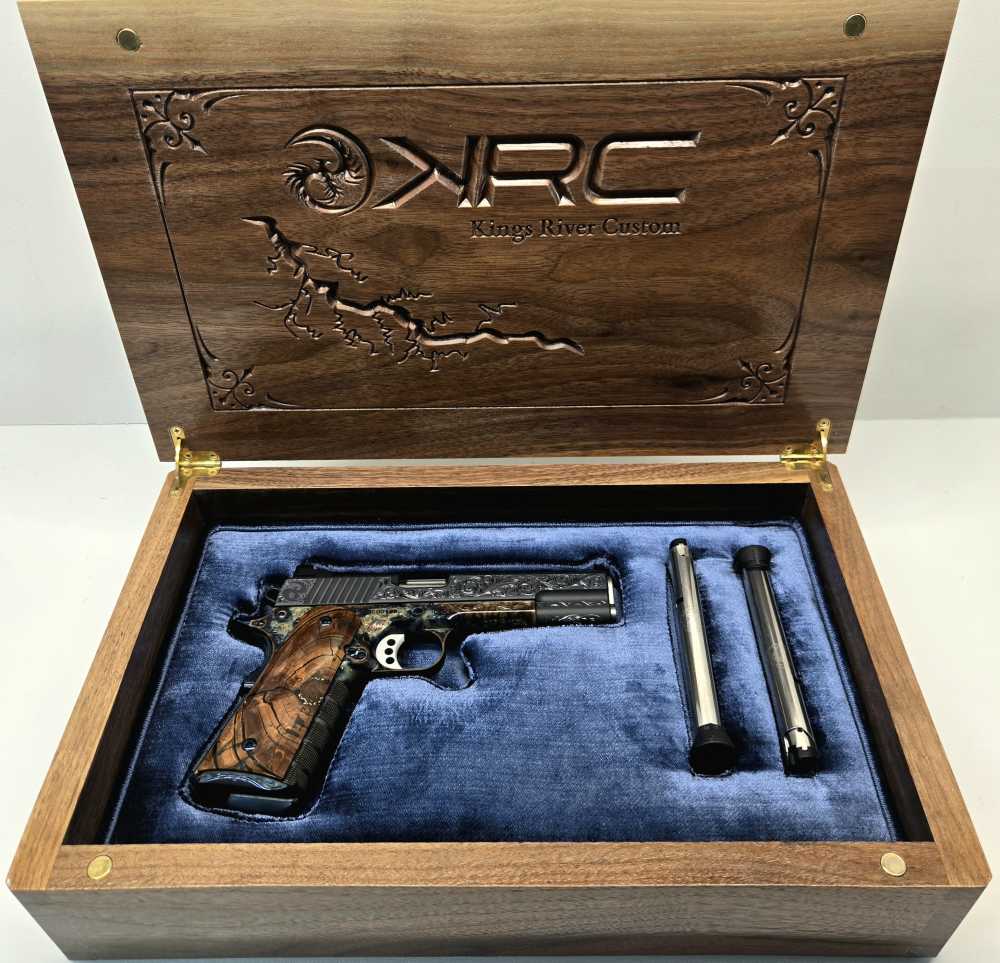 Kings River Custom Case Hardened & Engraved, 1 of 10, 45 ACP. LNIB-img-0