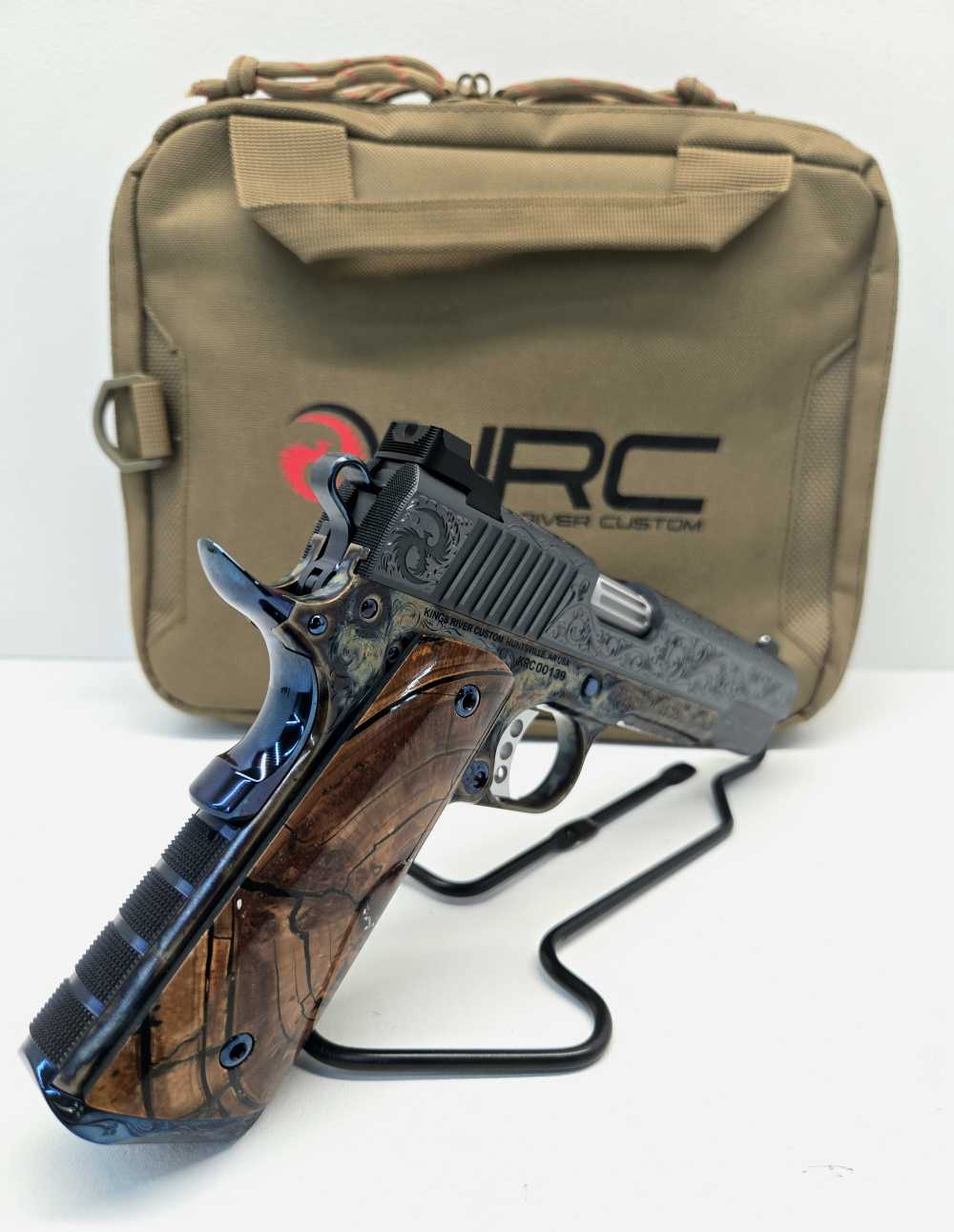 Kings River Custom Case Hardened & Engraved, 1 of 10, 45 ACP. LNIB-img-4
