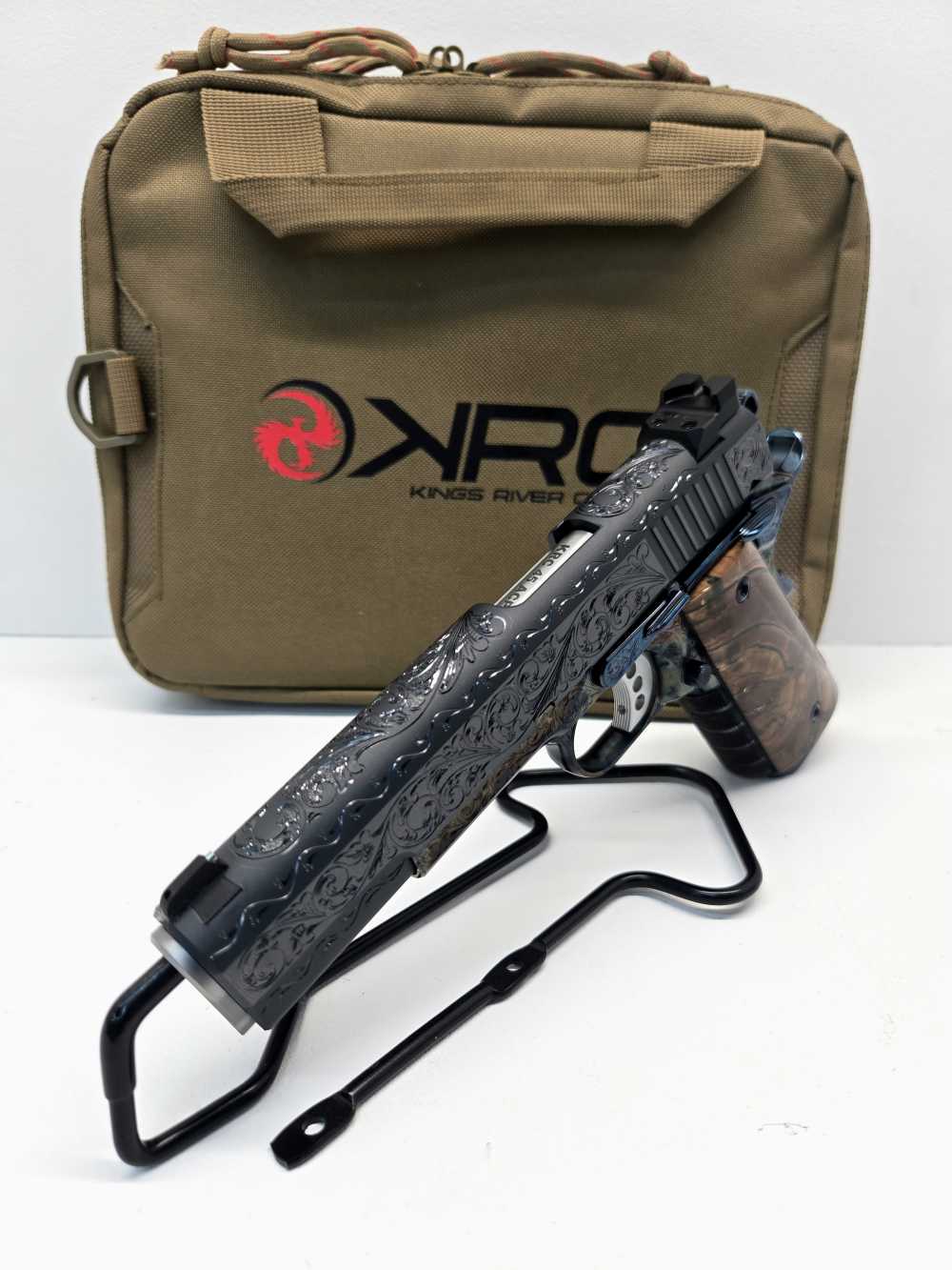 Kings River Custom Case Hardened & Engraved, 1 of 10, 45 ACP. LNIB-img-9