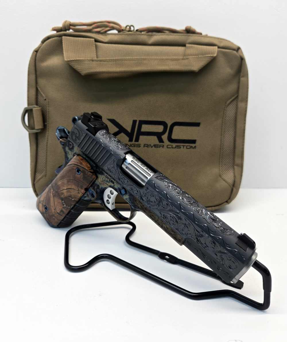 Kings River Custom Case Hardened & Engraved, 1 of 10, 45 ACP. LNIB-img-8