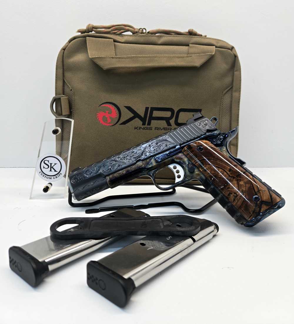 Kings River Custom Case Hardened & Engraved, 1 of 10, 45 ACP. LNIB-img-1