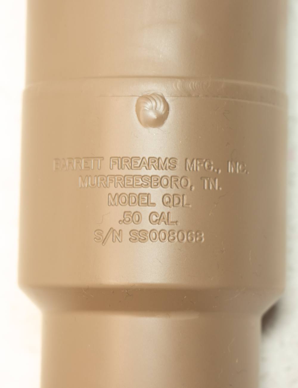 Barrett QDL Suppressor FDE .50 BMG M107A1-img-4