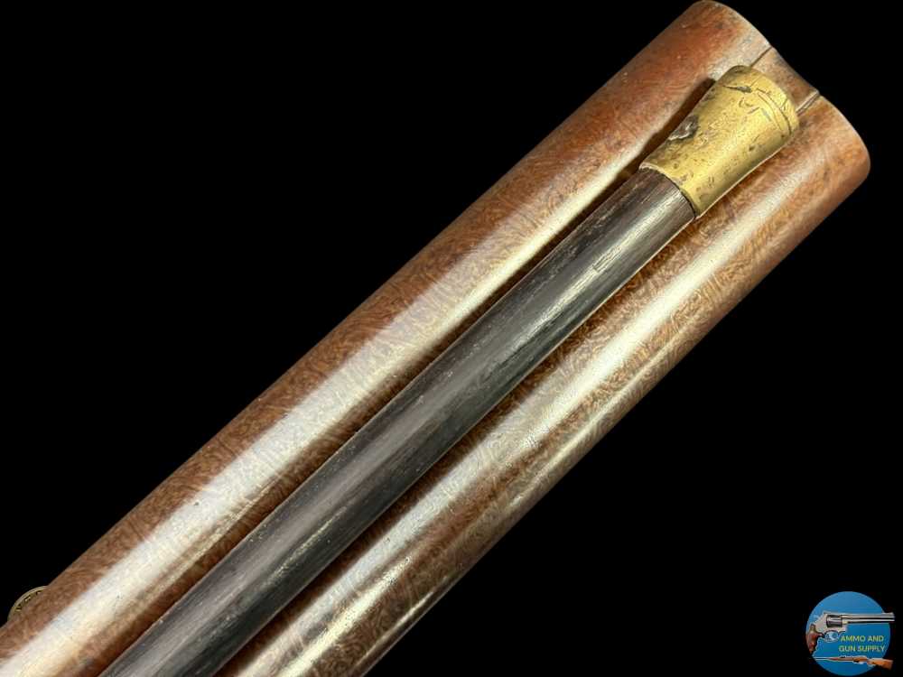 SCARCE JAMES PURDEY - LONDON 12 GA SXS PERCUSSION MUZZLELOADER- CASED + ACC-img-31