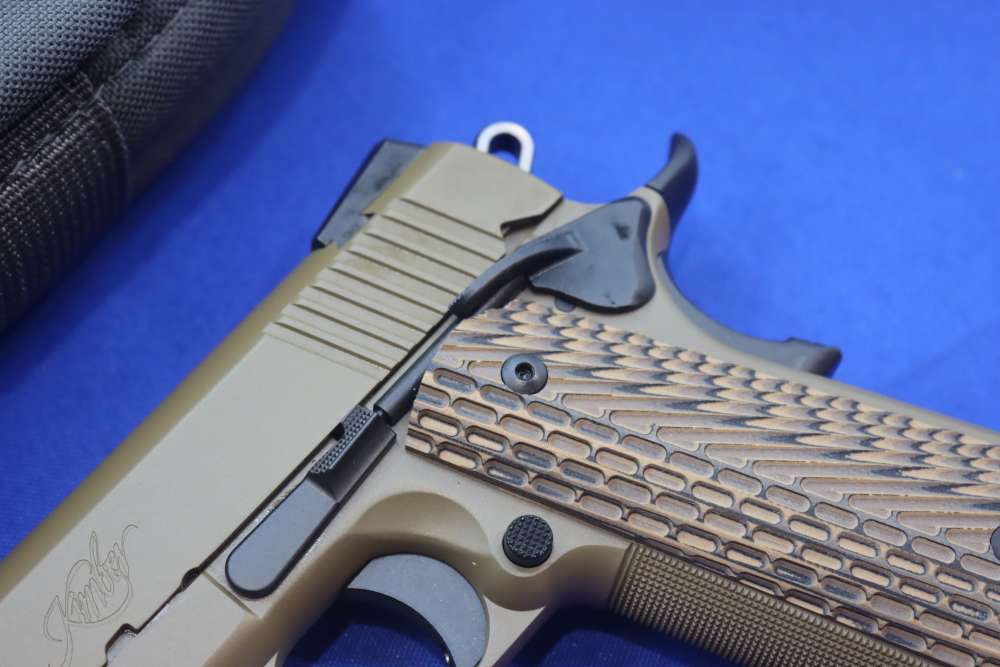Kimber Model DESERT WARRIOR 1911 Pistol FDE Rail Gun Night Sights NEW 45 SA-img-4