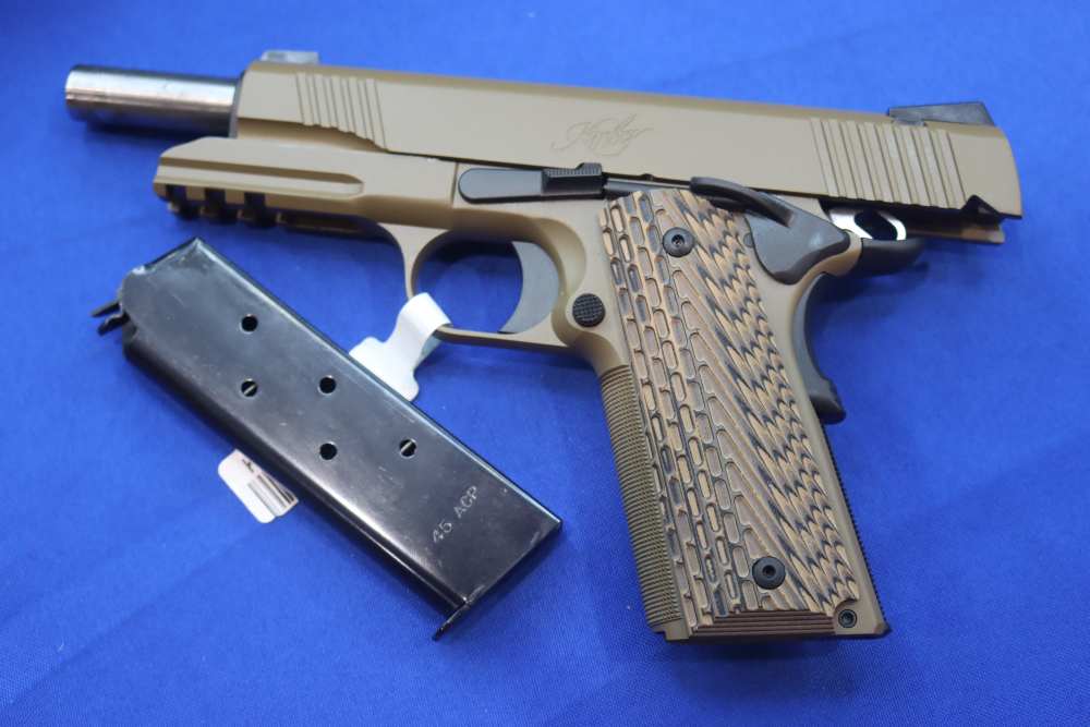 Kimber Model DESERT WARRIOR 1911 Pistol FDE Rail Gun Night Sights NEW 45 SA-img-23