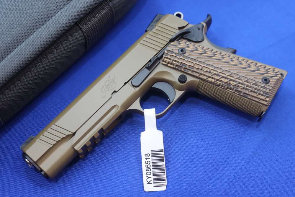 Kimber Model DESERT WARRIOR 1911 Pistol FDE Rail Gun Night Sights NEW 45 SA-img-1