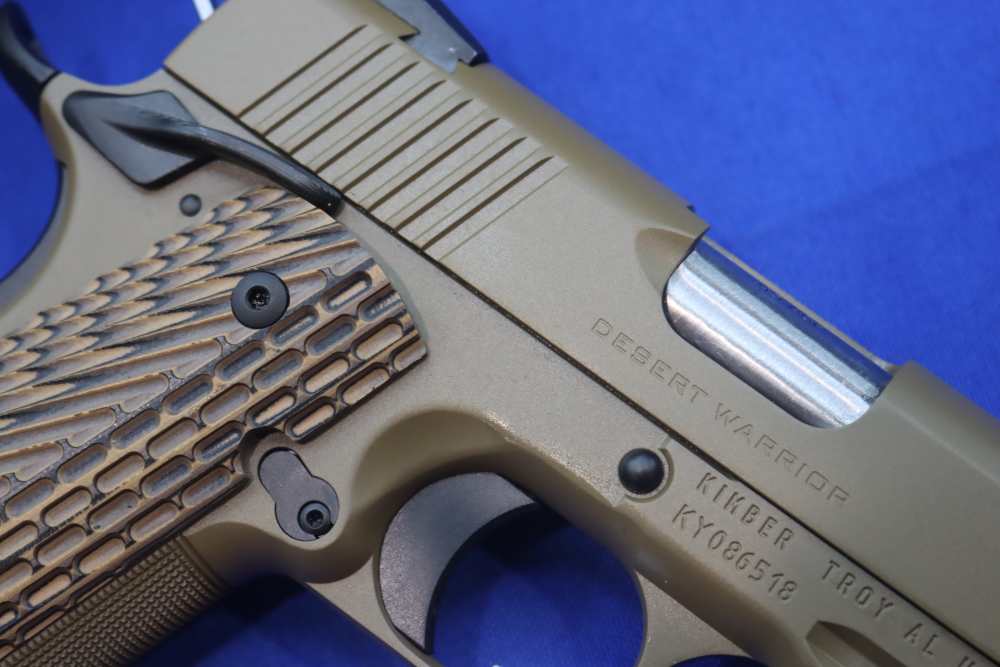 Kimber Model DESERT WARRIOR 1911 Pistol FDE Rail Gun Night Sights NEW 45 SA-img-9