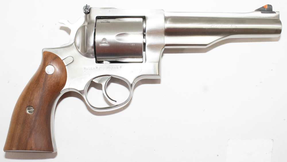 Ruger Redhawk KRH-445 44 Mag 5 1/2" 5004 Satin Stainless MFG 1992-img-0