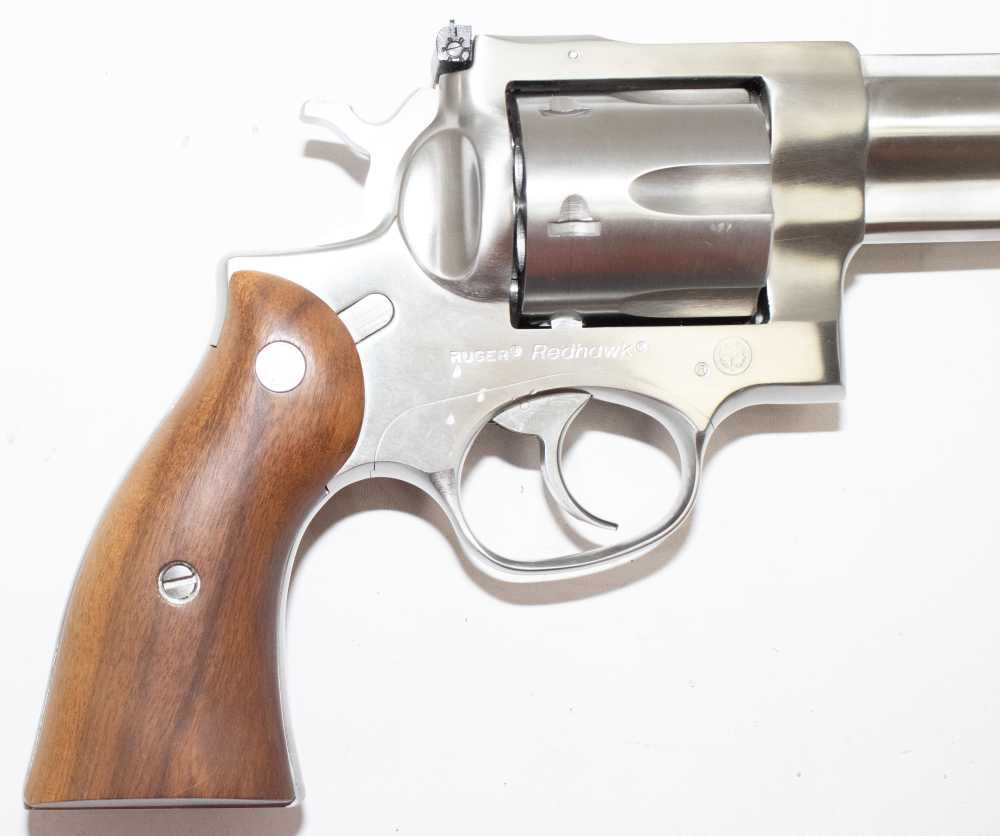 Ruger Redhawk KRH-445 44 Mag 5 1/2" 5004 Satin Stainless MFG 1992-img-4