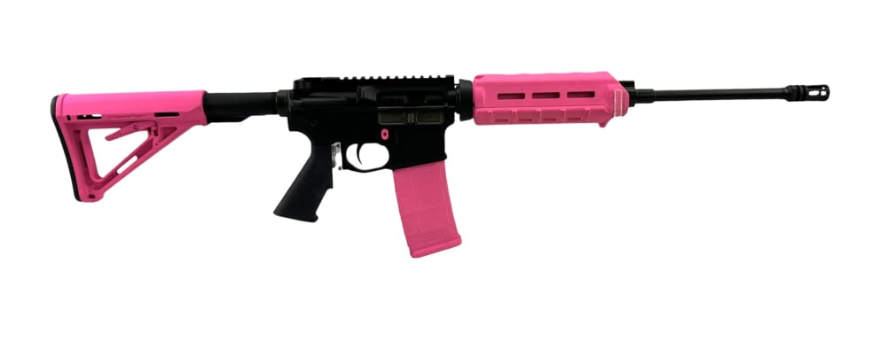 Del-Ton DTI-15 Echo 316L 5.56 NATO 16.1" Barrel Hot Pink Magpul 32713-img-4