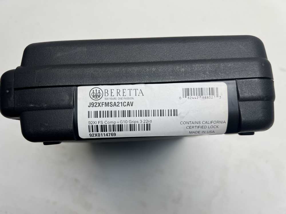 BLEM Beretta 92XI SAO Gara 9mm Davidson's Exclusive J92XFMSA21CAV 96002-img-16