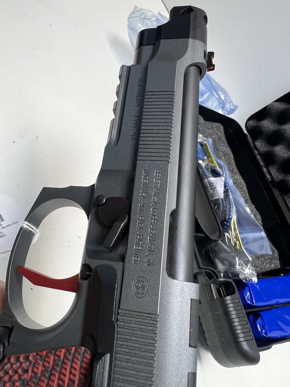 BLEM Beretta 92XI SAO Gara 9mm Davidson's Exclusive J92XFMSA21CAV 96002-img-15