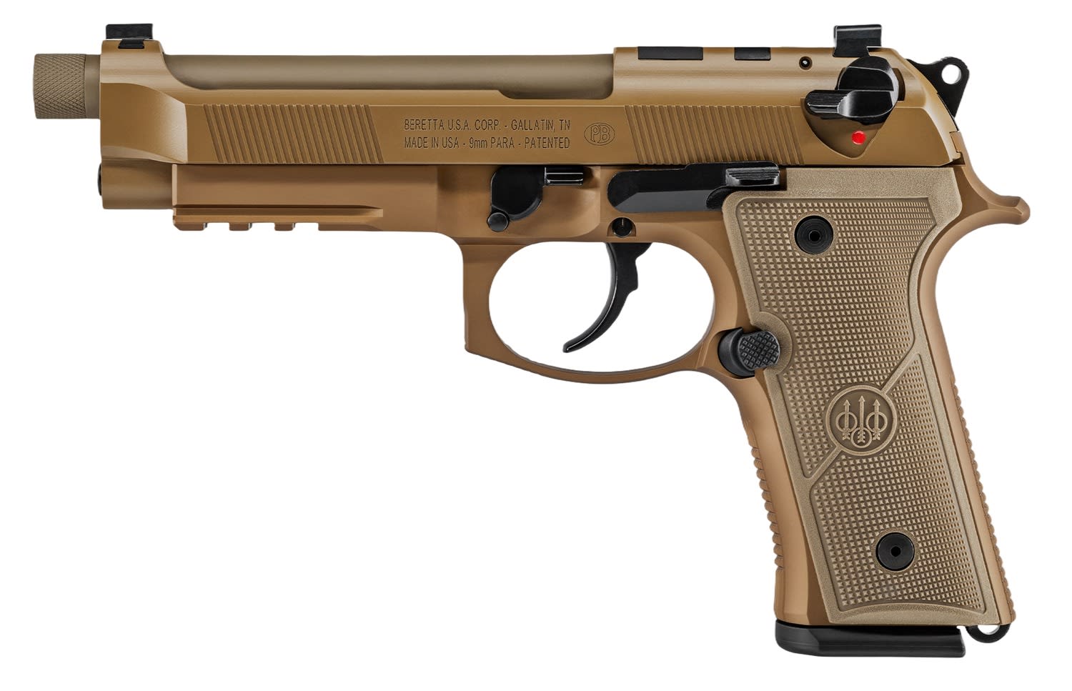 Beretta M9A4 9mm Pistol 5 18+1 FDE Cerakote JS92M9A4GM-img-2