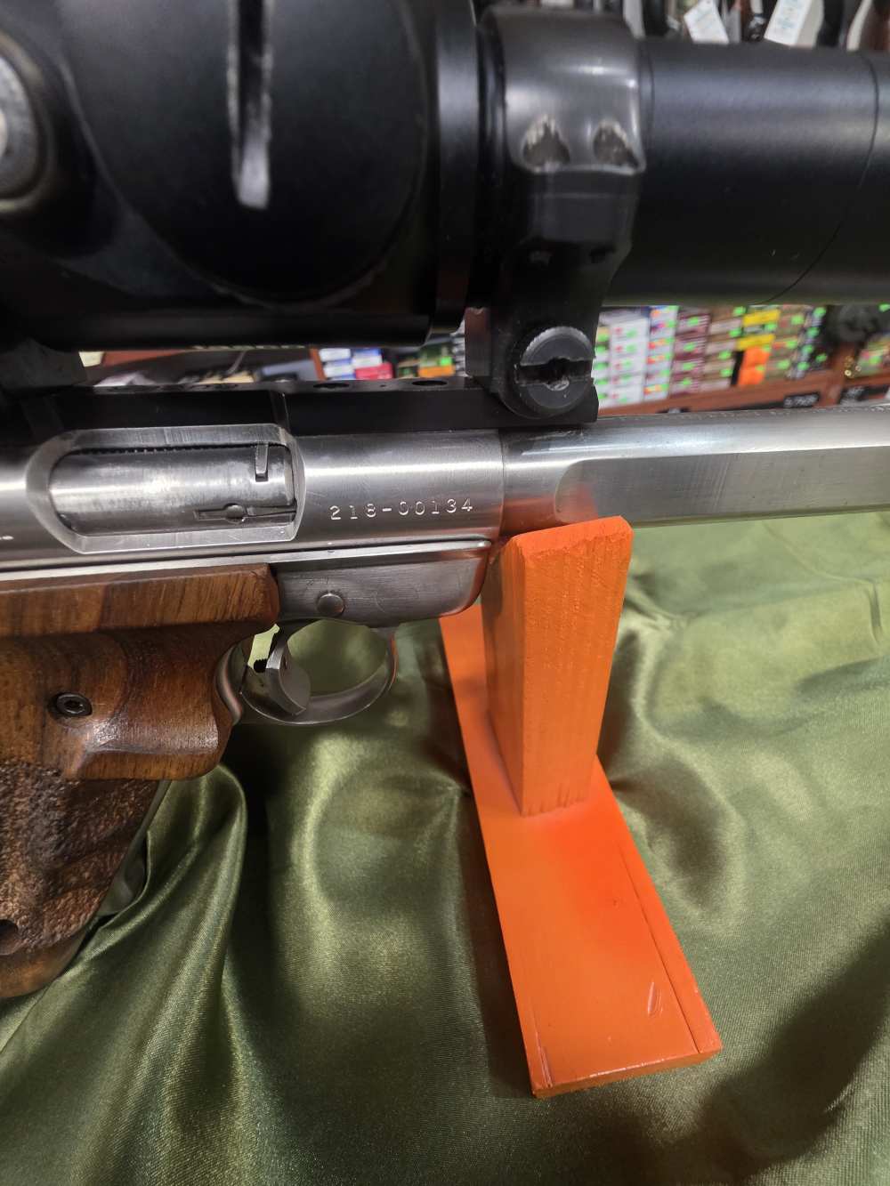 Ruger Mark II Target 22lr Stainless Custom Grips -img-12