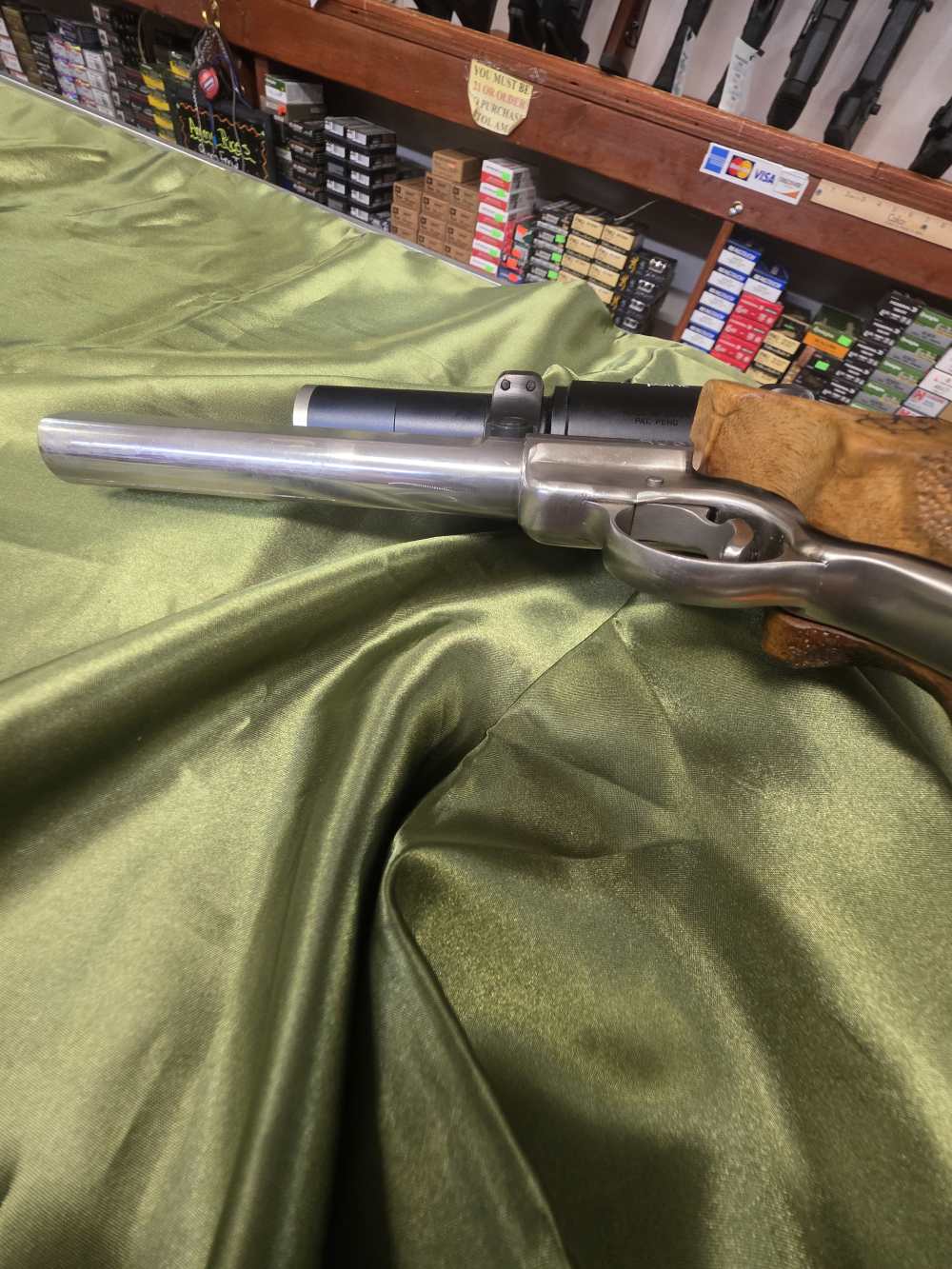 Ruger Mark II Target 22lr Stainless Custom Grips -img-15
