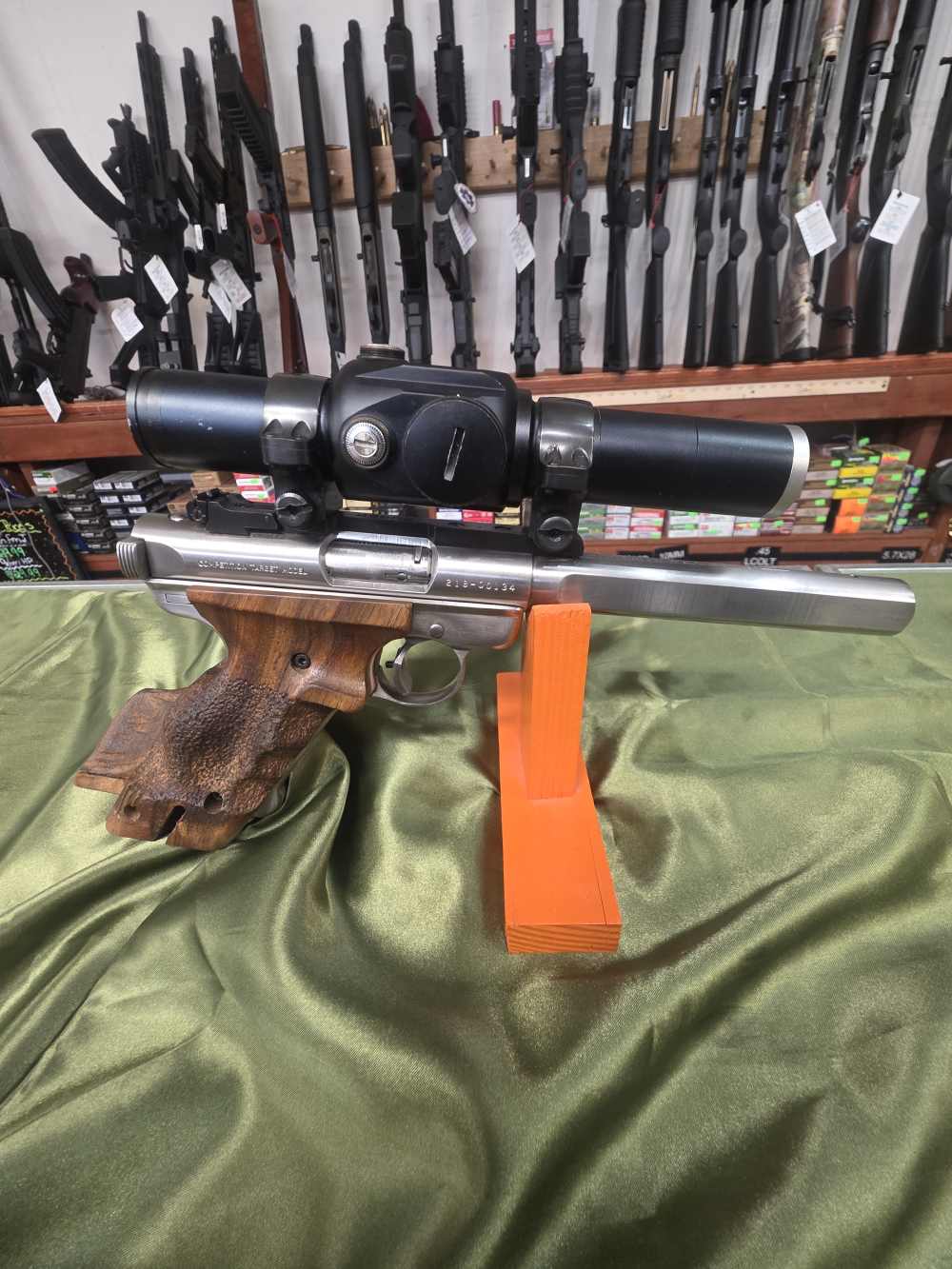 Ruger Mark II Target 22lr Stainless Custom Grips -img-8