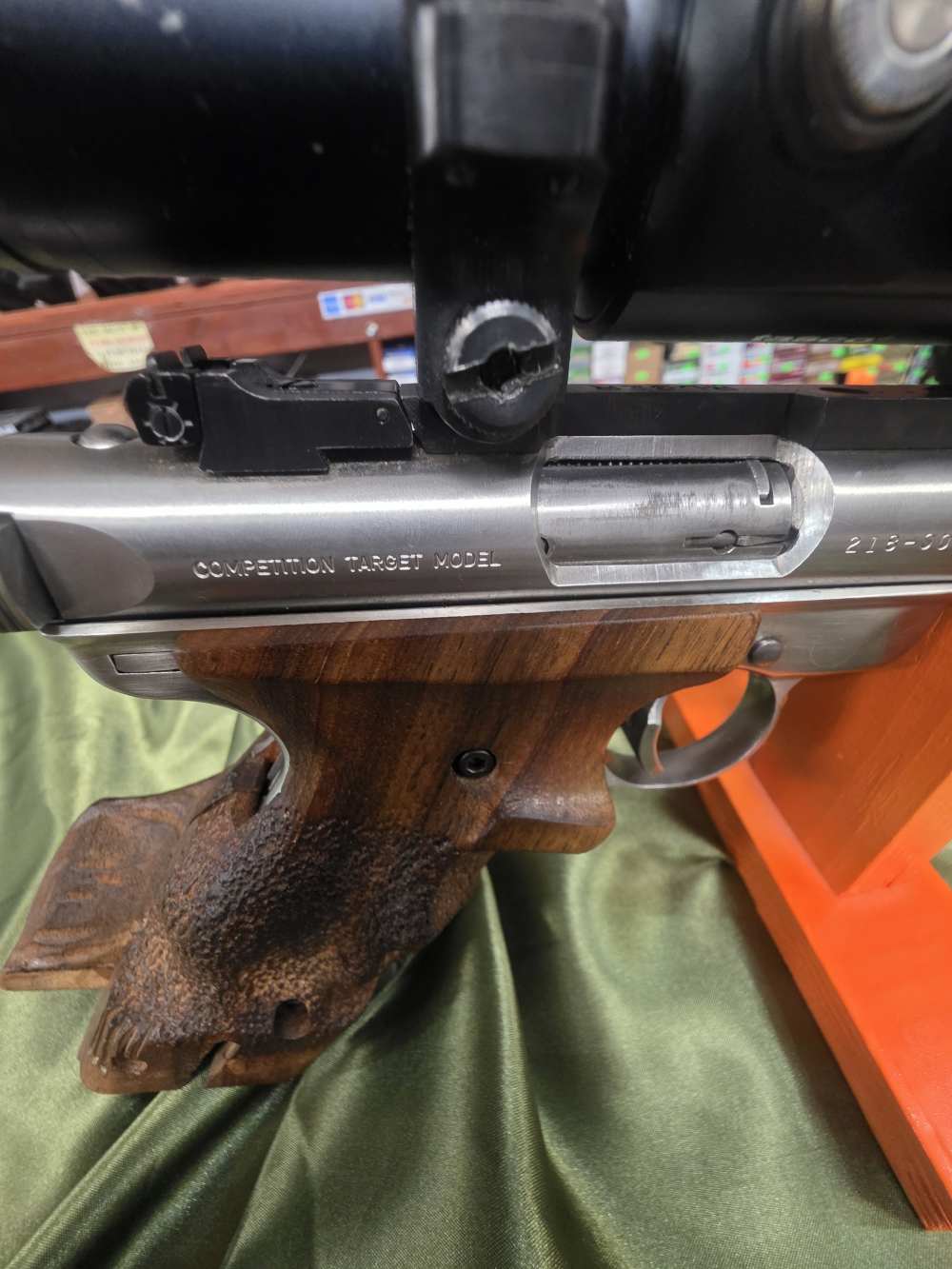 Ruger Mark II Target 22lr Stainless Custom Grips -img-11