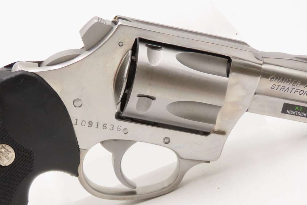 Charter Arms 1980s-90s BULLDOG PUG w/ Original Box .44 SPL “P-T NightSight”-img-17