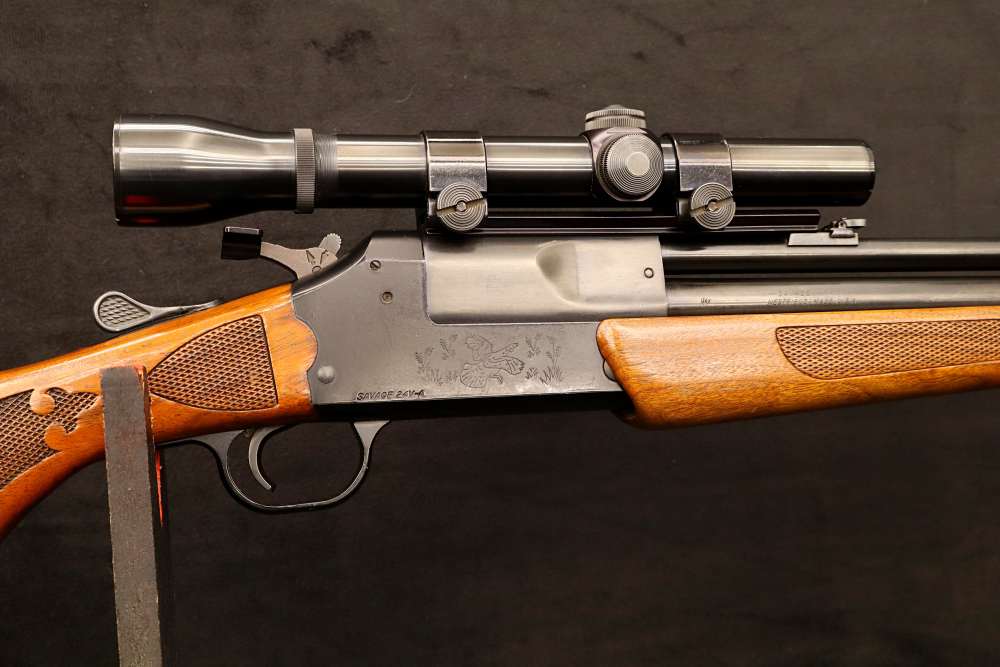 1969 Vintage Savage 24V-A Over/Under .222 Rem 20 Gauge Weaver Scope-img-8