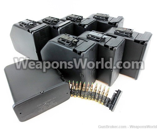 Winchester M193 Lake City Linked 5.56 Machinegun ammunition 1600 rounds-img-1