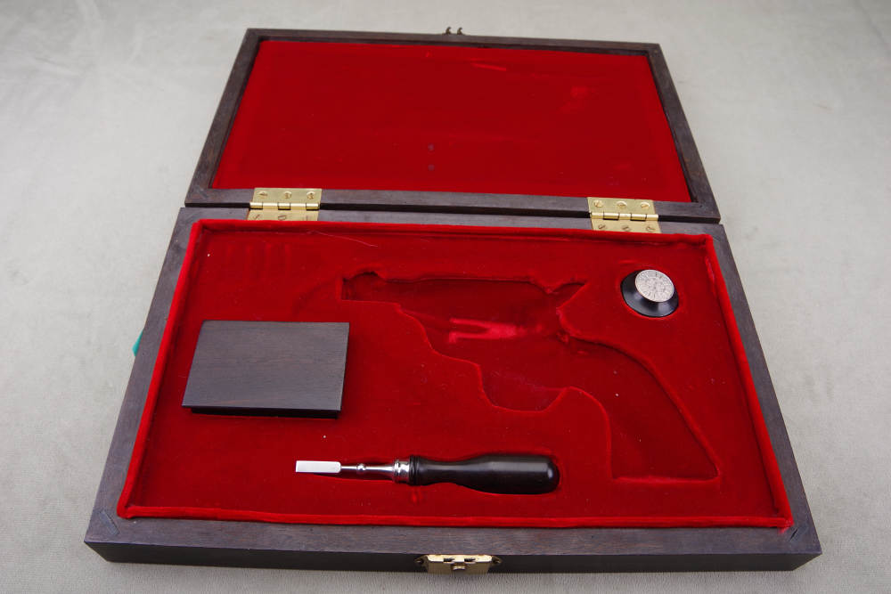 John Adams Master Engraved 1988 Colt SAA Sheriffs 45 LC 2 1/2'' Nickel 99%+-img-14