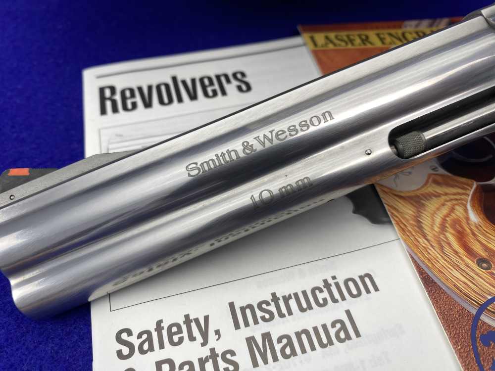 Smith Wesson 610-2 10mm Stainless 6.5" *BIG BORE DOUBLE-ACTION REVOLVER*-img-9