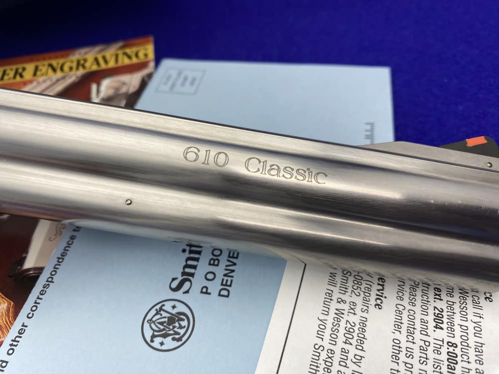 Smith Wesson 610-2 10mm Stainless 6.5" *BIG BORE DOUBLE-ACTION REVOLVER*-img-18