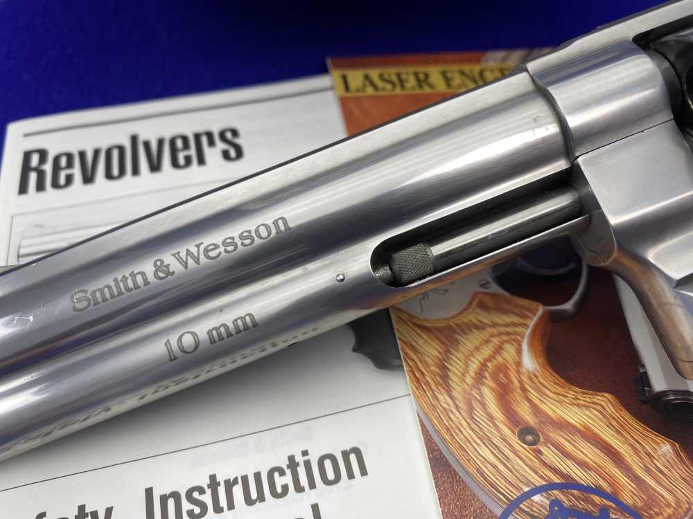Smith Wesson 610-2 10mm Stainless 6.5" *BIG BORE DOUBLE-ACTION REVOLVER*-img-8