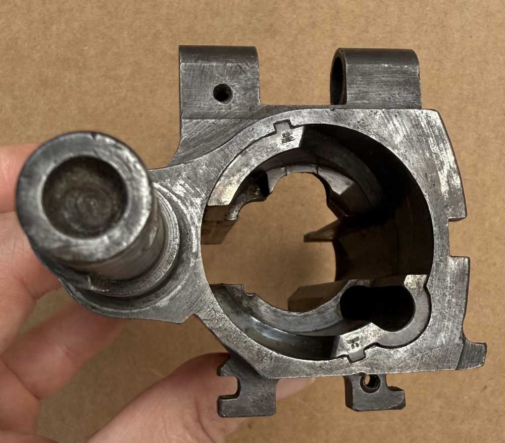 RARE MG34 Long Front Section Demilled Receiver WWII German Mg 34 parts kit -img-6