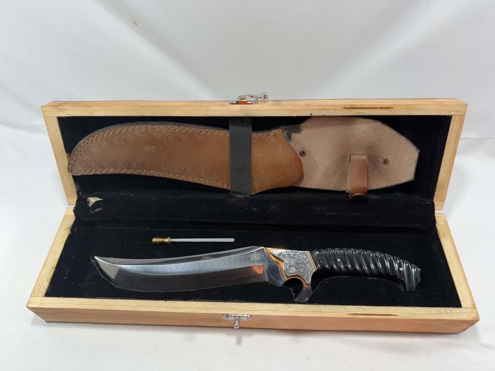 Bold Blades Handmade Custom Bowie Style Fixed Blade Knife-img-8