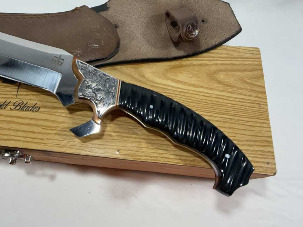 Bold Blades Handmade Custom Bowie Style Fixed Blade Knife-img-5