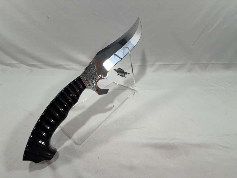 Bold Blades Handmade Custom Bowie Style Fixed Blade Knife-img-2