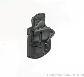TAGUA TX LOCK RET OWB - S&W SHIELD/HELLCAT/SHIELD EZ - BLACK LEATHER-img-1