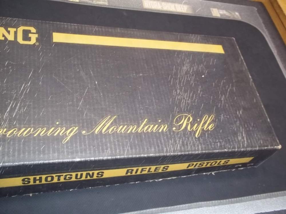 RARE COLLECTABLE BROWNING MOUNTAIN RIFLE BOX ESTATE FIND-img-2