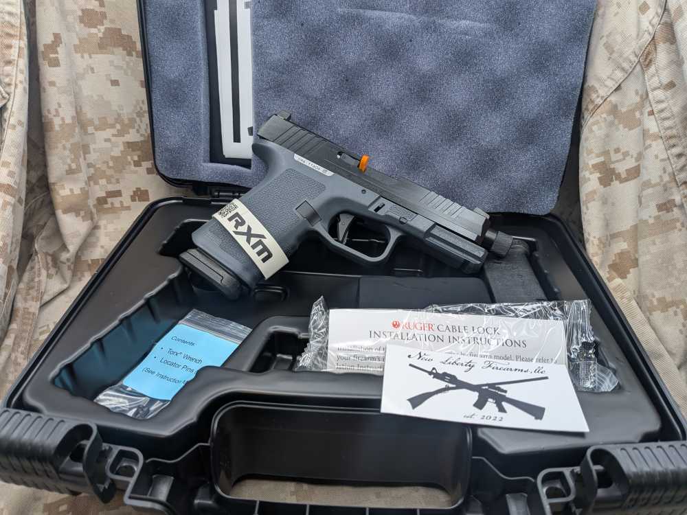 Ruger RXM 9MM Threaded Barrel Optics Ready Gray-img-0