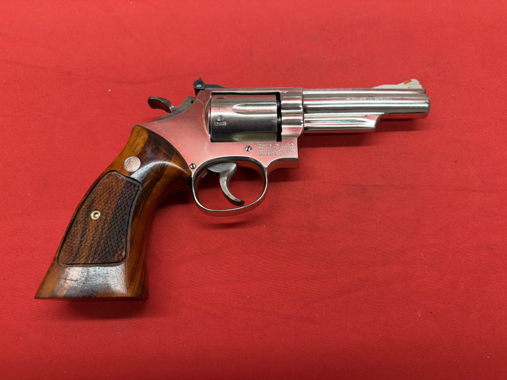 Smith & Wesson Model 19-4 Factory Nickel 4” 357 Magnum-img-3