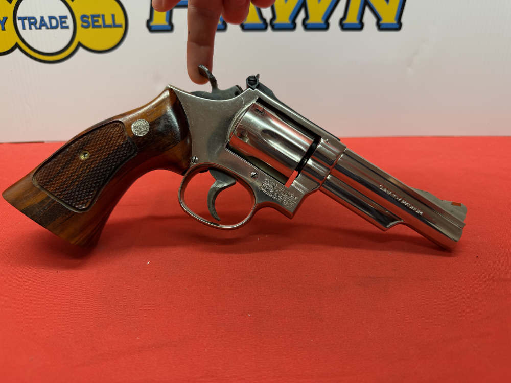 Smith & Wesson Model 19-4 Factory Nickel 4” 357 Magnum-img-5